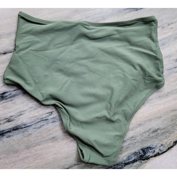 Grace Tempt Green High Waisted Bikini Set Small - Picture 7 of 10